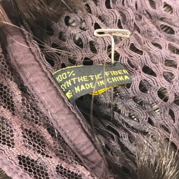 Wig Medium Dark Brown Bangs Bouffant Ratted Halloween Costume Dress Up Cosplay - Picture 8 of 8